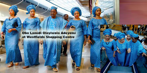 When the Oba came to London with just four wives…