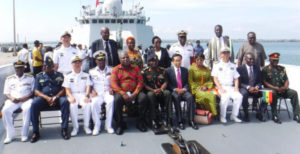 28th Escort Task Group of the Chinese Peoples’ Liberation Army Naval vessel arrived in Ghana 