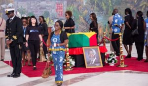 Mourners from across the country gathered to pay their last respects to the late diplomat