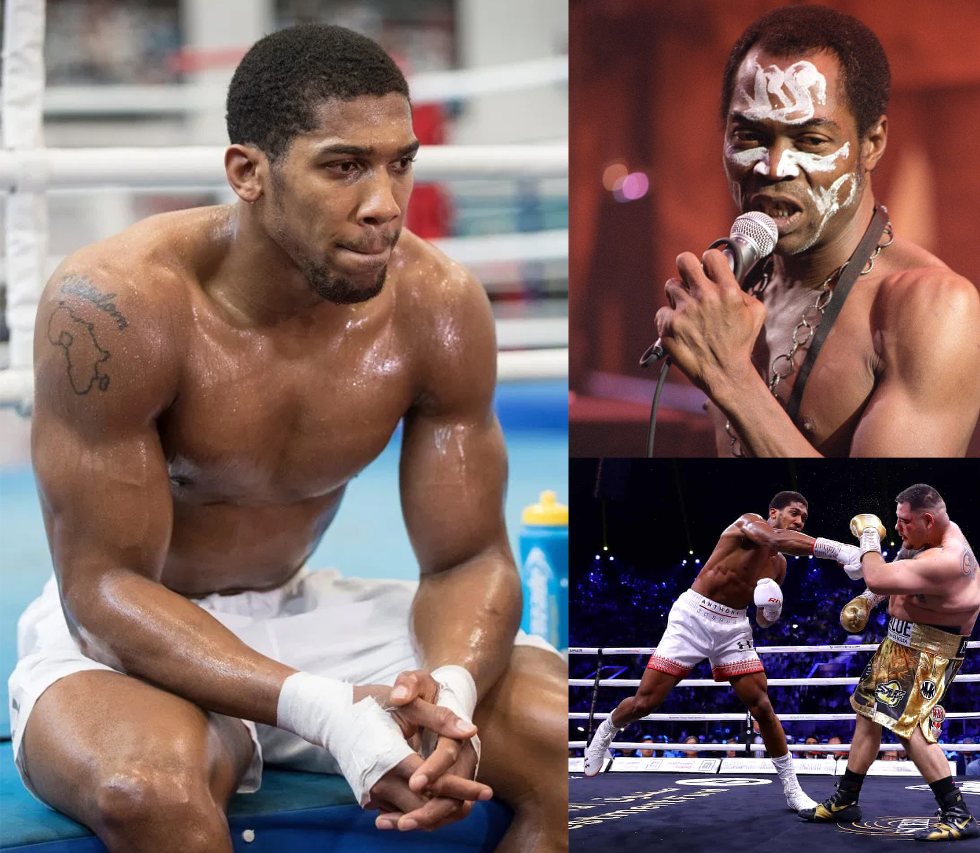 Anthony Joshua returned to his roots with Fela Kuti’s ‘Water No Get Enemy’
