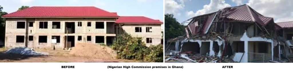 Ghana Apologises To Nigeria After Embassy Was Demolished Africa