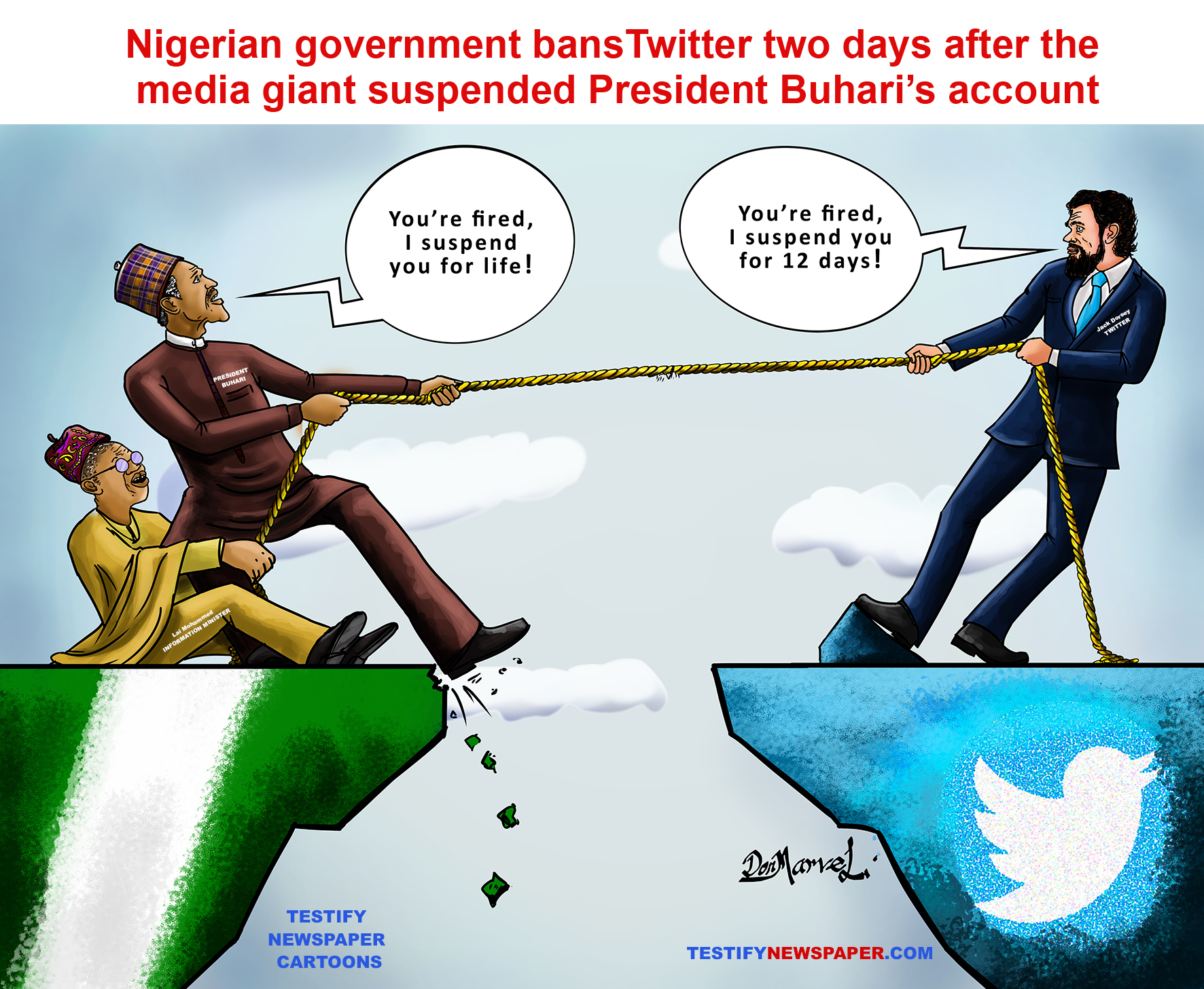 Tit-for-Tat: Nigerian government bans Twitter two days after the media giant suspended President Buhari’s account