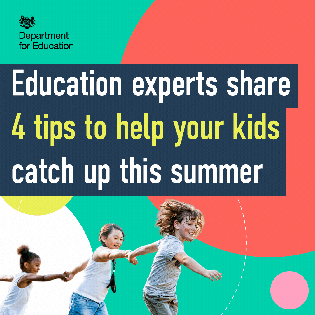 Top tips to help kids catch up this summer
