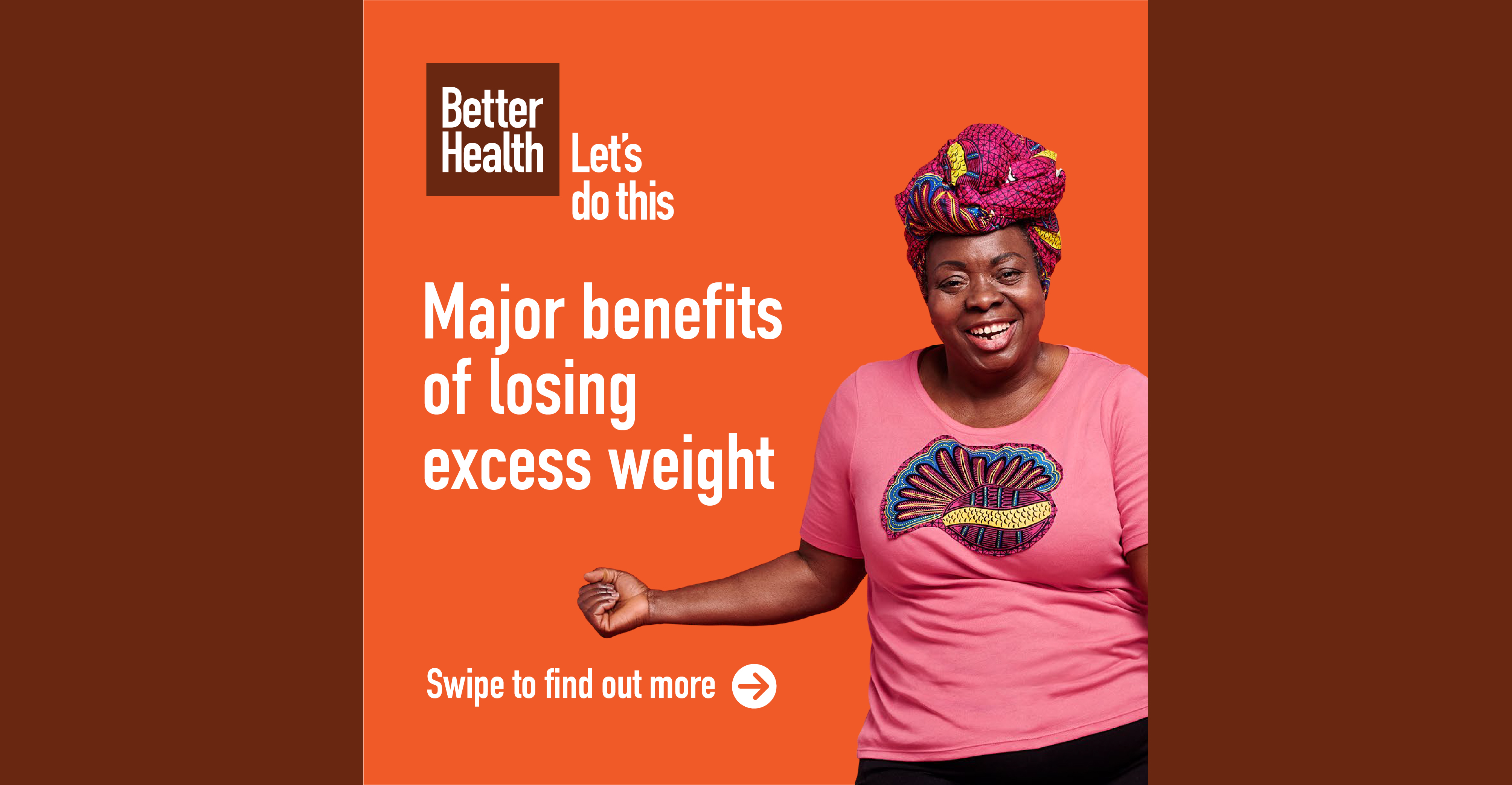 NEW CAMPAIGN TARGETING BLACK ADULTS REVEALS SIX MAJOR HEALTH BENEFITS OF LOSING WEIGHT
